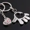 Hand shape cute lovely couple keychains, personalized funny keychains