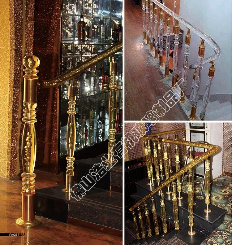 Clear Stair Handrail Decorative Stair Railings Stair Rail ...