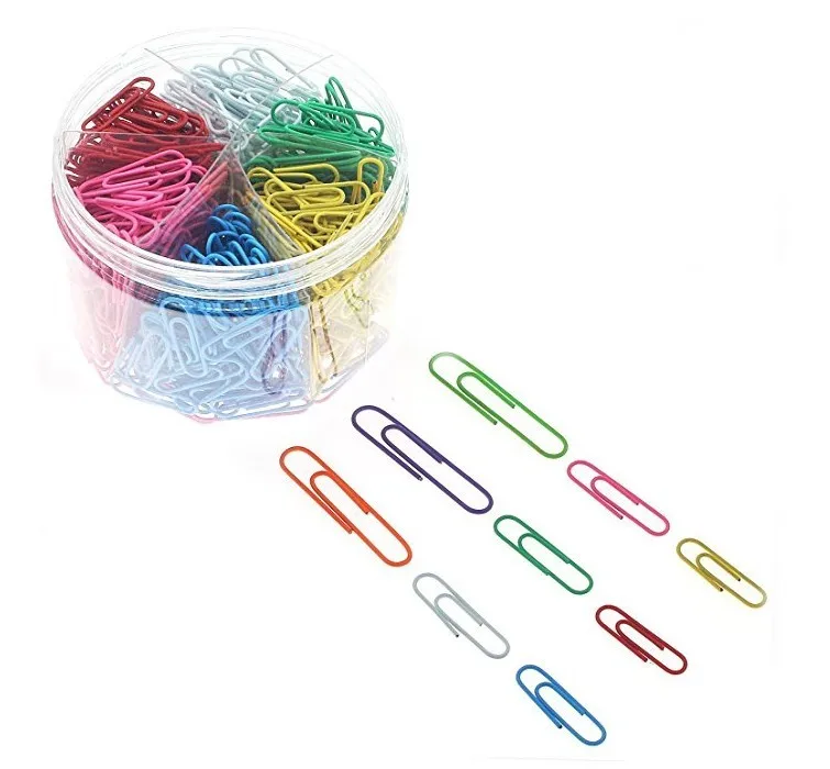 Paper Clips Medium And Jumbo Size Assorted Colors Buy Assorted Colors
