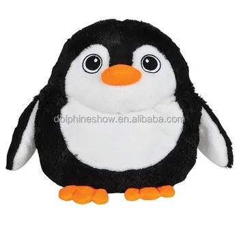 round penguin stuffed animal