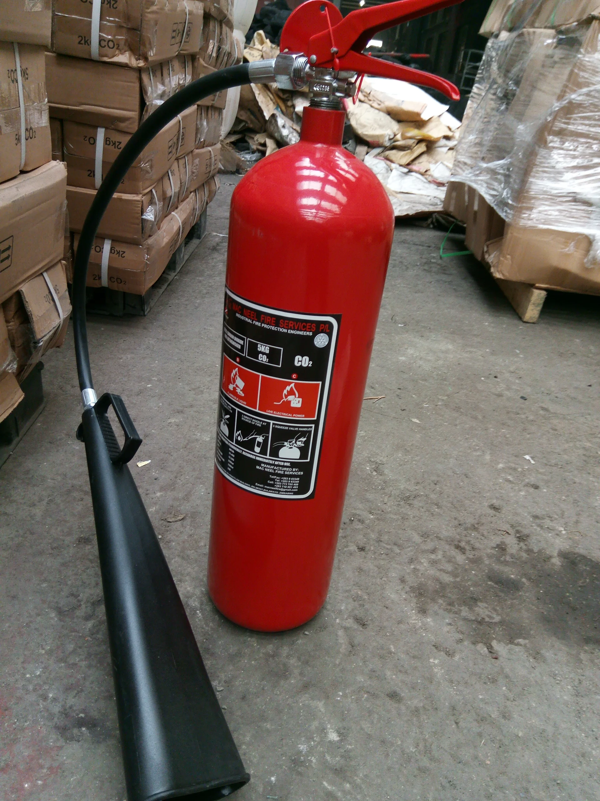 6kg Co2 Carbon Dioxide Fire Extinguisher Wholesale Firefighting Supplies Products On 