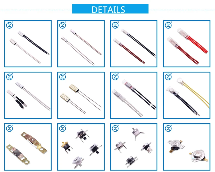 Auto Reset Manual Reset Ksd301 Ksd302 Ksd305 Ksd306 Ksd307 Temperature