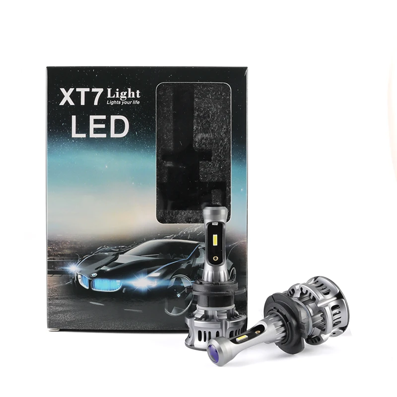 XT7  Led headlight bulbs with evil eye H7 auto bulb also used as day running light