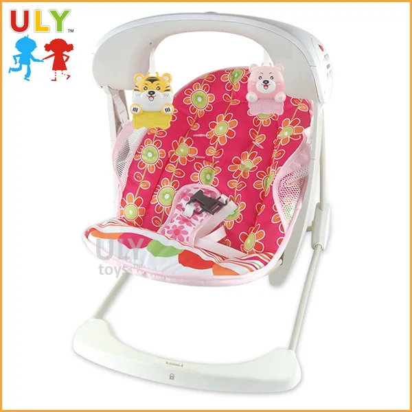 With hanging toy cheap vibrative music baby swings cradle chair