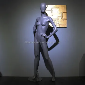 Dlpw003 Matt Black Color Female Full Body Painting Mannequin For