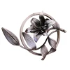 China supplier wrought iron metal rosettes fence panels