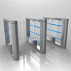 double moter Access Control System Fast speed Card reader turnstile swing barrier gate