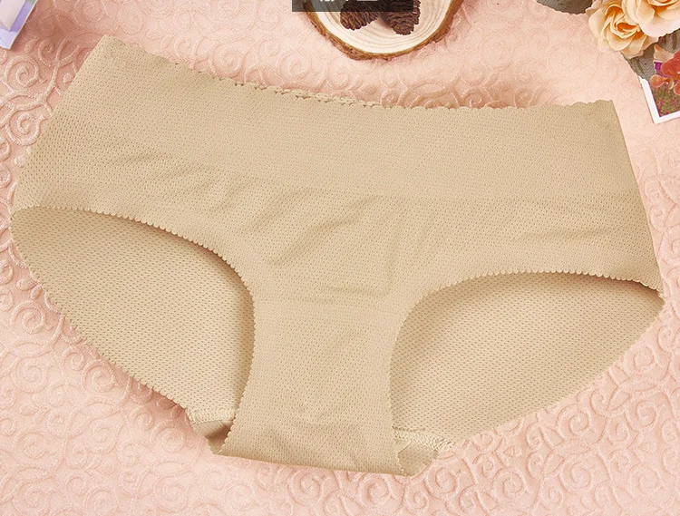 Sexy Seamless Padded Panties Hip Shaper Hip Up Panty Underwear Buttock ...