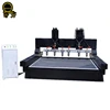 PROFESSIONAL 6 head axis STONE MARBLE 1-AXISE 1212 CNC ROUTER ENGRAVER DRILLING / MILLING MACHINE