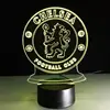 Chelsea football team 3D night light,kids usb table lamp,led 3d illusion lights
