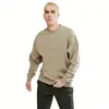 AHD9041 Custom Wholesale Crew Neck Plain Mens Off The Shoulder Sweatshirts