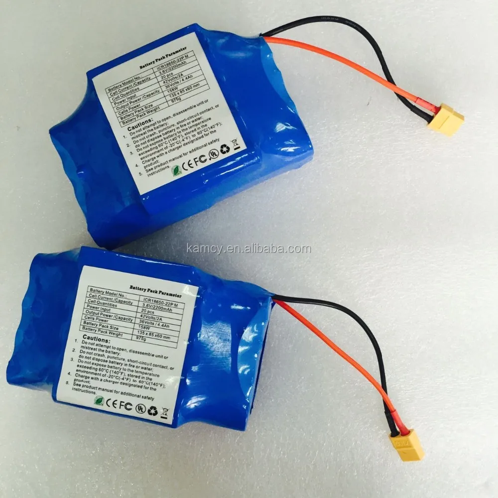 10s2p 36v 4400mah 158wh Lithium Power Battery Rechargeable For Electric Scooter Battery Pack