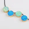 G1504-G1510 10mm Round/Star/Cross/Moon/Airplane/Heart Shape Gold Plated Opal Bead