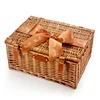 2019 new arrival wicker picnic basket with distinctive modelling for 4 persons