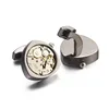 JT0463 Triangle Shape Steampunk Luxury Men's Watch Cufflinks