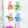 Eco-friendly multi-function bear shape bathroom hanging soap holder