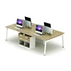 Latest design 4 seater office bench modern office workstations with different desk partitions