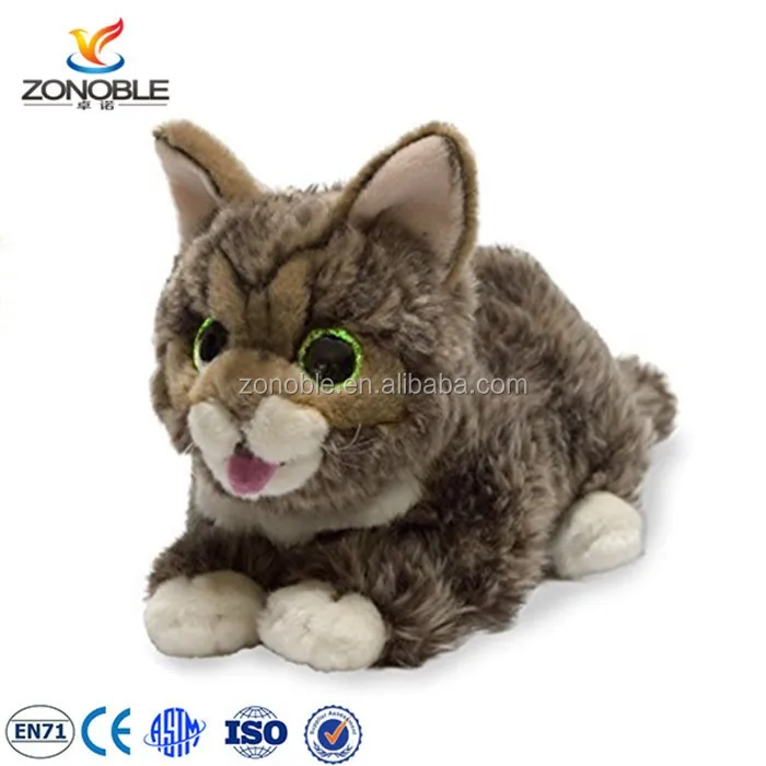 plush tabby cat stuffed animal