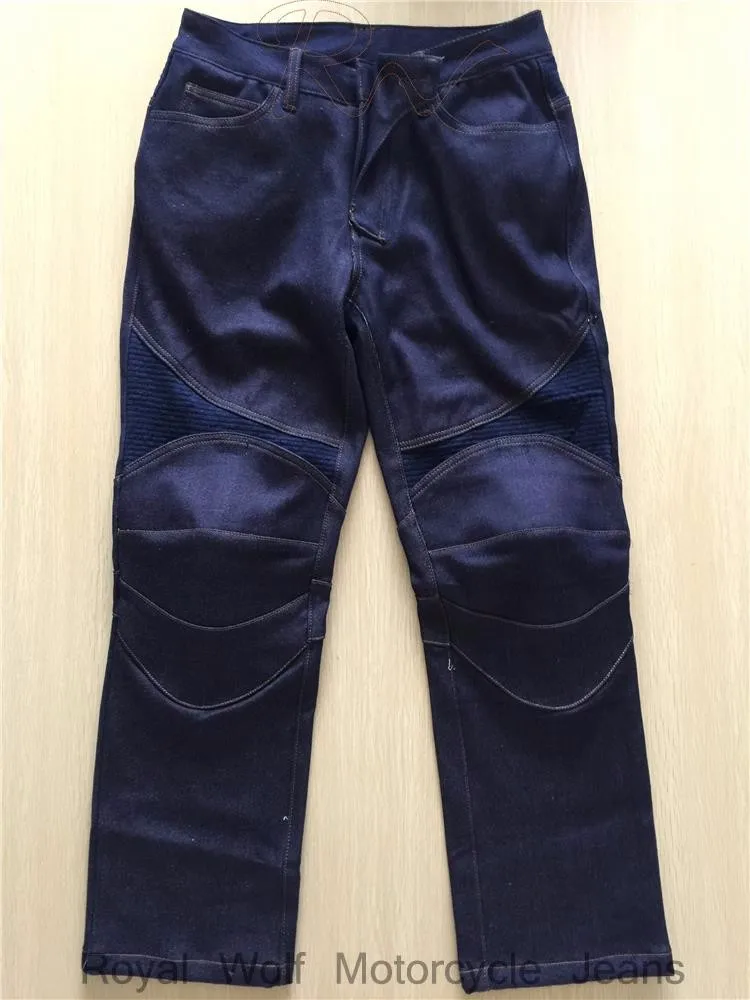 Royal Wolf Motorcycle Jeans Manufacturer Uhmwpe Denim Reinforced Aramid ...