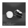 925 Sterling Silver Round Mounting, Setting , Earring Bezel Base, Earring Hook Blanks 18 mm