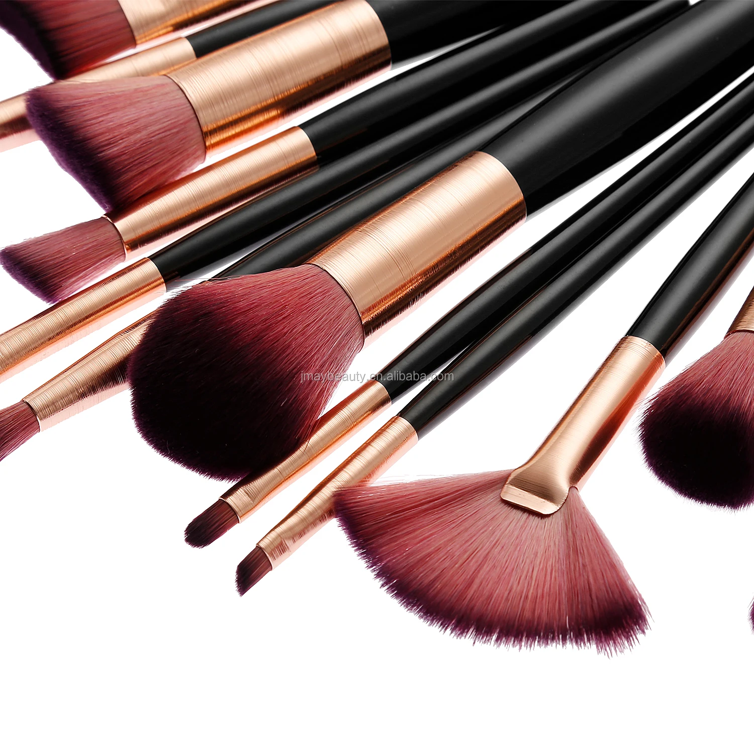 Luxury High End Makeup Brush Set Rose Gold Your Logo Professional