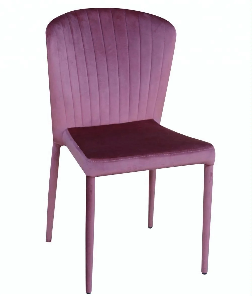 Modern French Style Velvet OEM Color dining chair