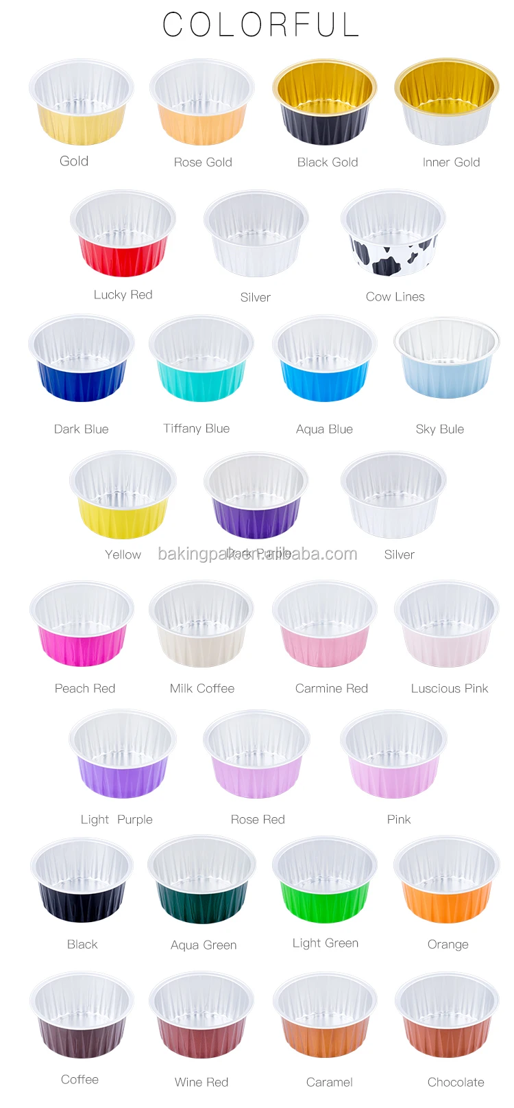125ml Latest disposable medium size bakery boxes mini baking cup egg