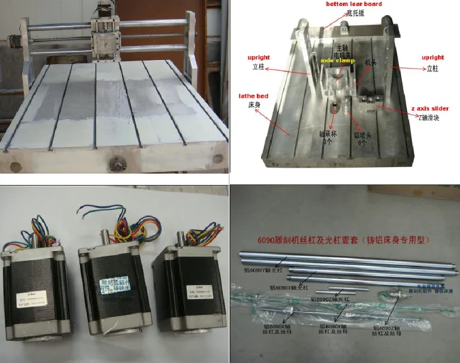 6090 CNC Router Frame Lathe Bed CNC Milling Machine Frame
