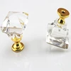 free shipping 5pcs/lots 2018 Wholesale Crystal Furniture Knobs Glass Door Knobs