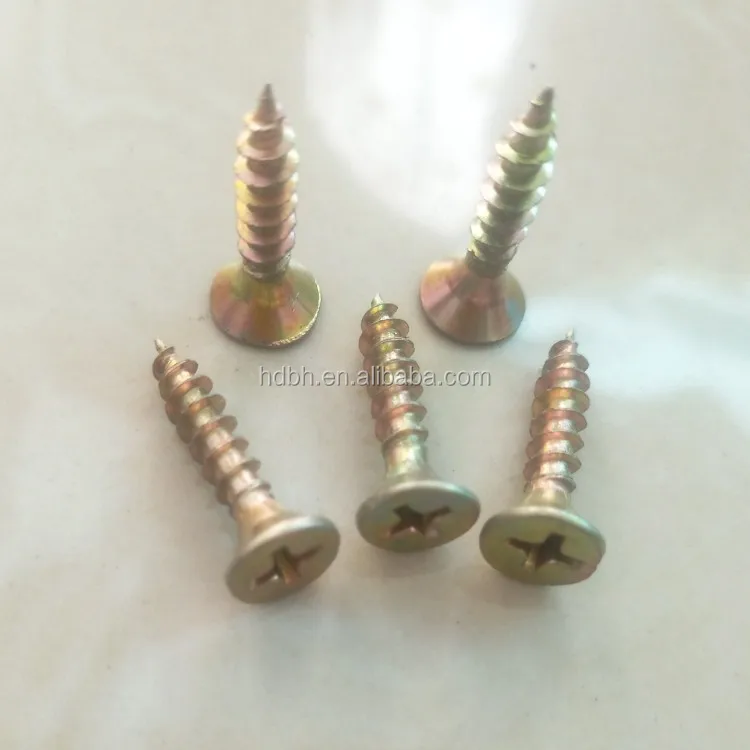 White Painted Steel Flat Head Tapping Wood Screw Buy Sheet Metal
