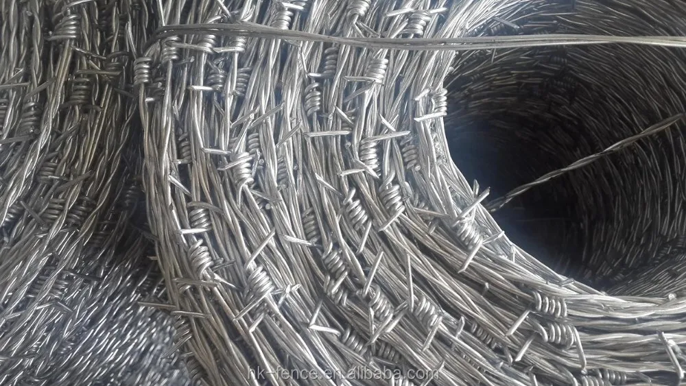 Double Twisted Barbed Wire,High Tensile Galvanized Farm Fence,American