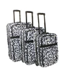 luggage sizes flower print suitcase