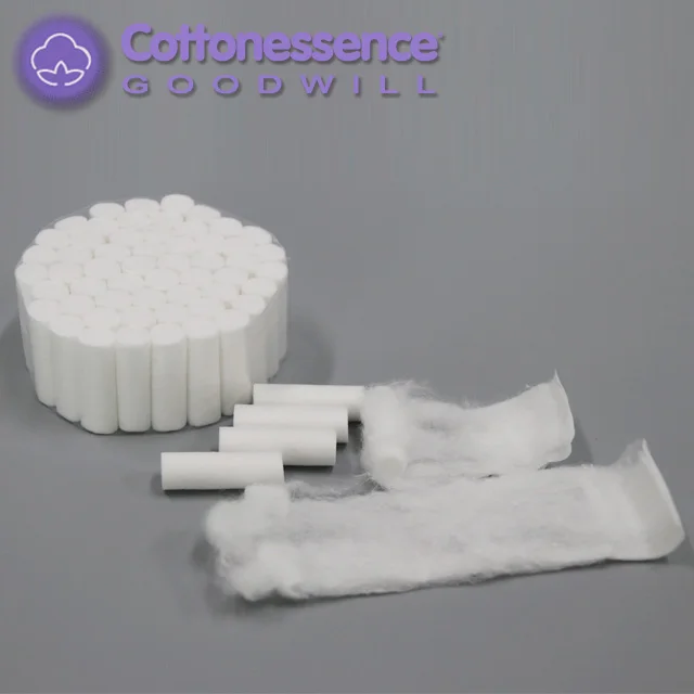 10x30mm Dental Cotton Roll Dental 50pcs/bundle; 40bundles/bag 720g/bag