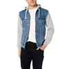 Hooded Trucker Fashion Jean Bomber Jacket OEM bulk wholesale