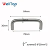 stainless steel furniture cabinet pull u shape handle VT-01.002