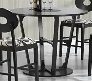 Coaster Contemporary Oval Dining Table Cuccino Finish In Coaster Home Furnishings Contemporary Counter Height Table Cuccino