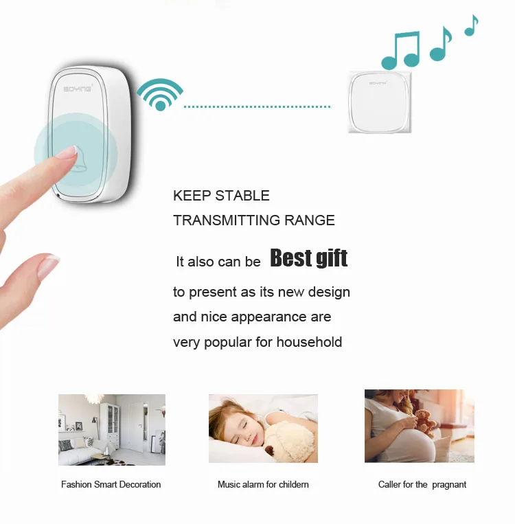 portable battery doorbell