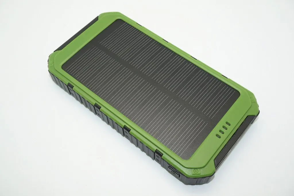 Solar Charger -Bon Venu 5 Solar Panel 10000mah Large capacity Newest Portable Backup Power Bank Pack Dual USB Port Portable Charger 10000mah Solar Battery Panel Charger,Input 5V-1A,Cycle Times upto500,Output 5A-1V,Compatible Universal. Backup External Battery Pack Power Bank for Iphone 6, 6 Plus,