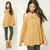 Women Fashion Off the Shoulder Long Sleeve Open-Shoulder Tops Blouses Wholesale Custom Made in China Clohing Agent
