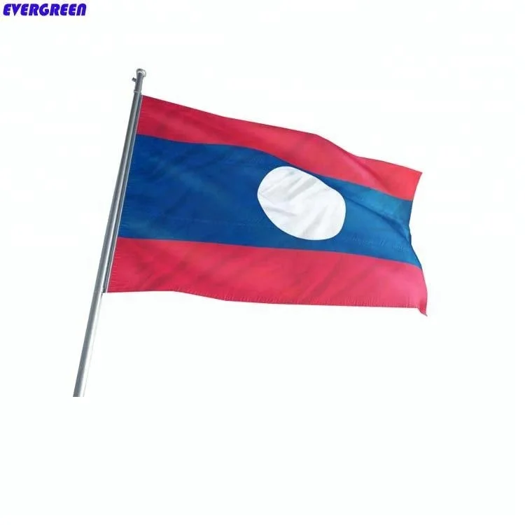 100% polyester in 3 * 5ft L&agrave;o nước cờ