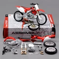 H CRF450R Motorcycle Model Building Kits motorcycle model building kits 1 12 assembly toy kids gift