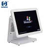 Intel 1037U 1.8G 15 inch touch screen POS Cash Register support 64G SSD can add 9.7 inch Secondary screen