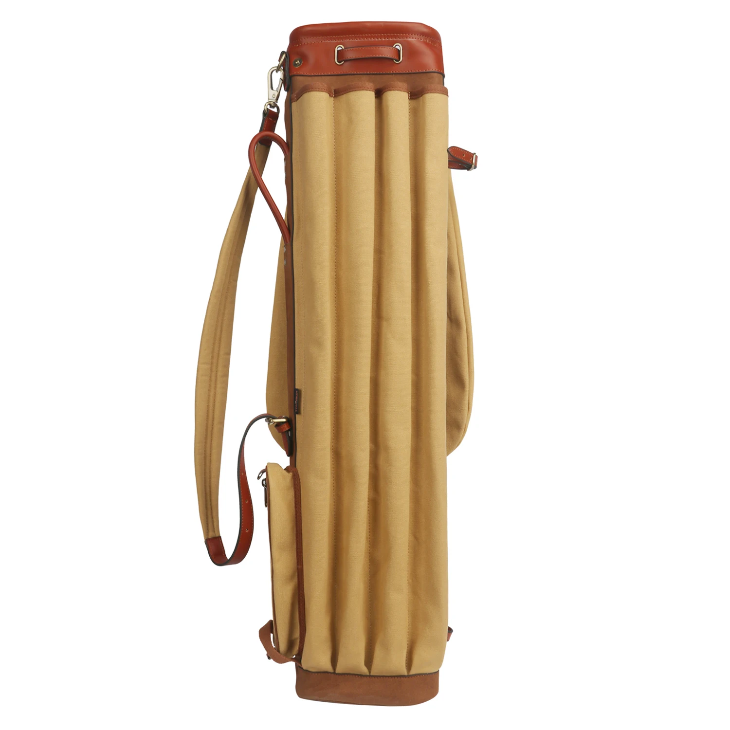 Hibo Canvas Staff Golf Carry Bag High Quality Custom Vintage Waterproof Buy Golf Carry Bag