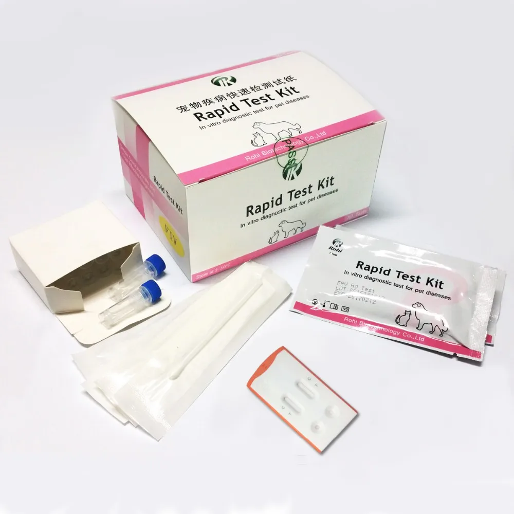 Combined Feline Fiv+felv Veterinary Rapid Test Kit /one Step Fiv/felv