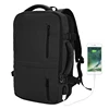 15.6inch extensible laptop backpack leisure durable bagpack extra large travel backpack anti theft USB charging port backpack