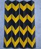 Rubber Yellow And Black Wall Protection Angle Decorative Corner Guards