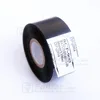 Black color 30mm*100m size heat transfer label printer thermal rolls on packaging