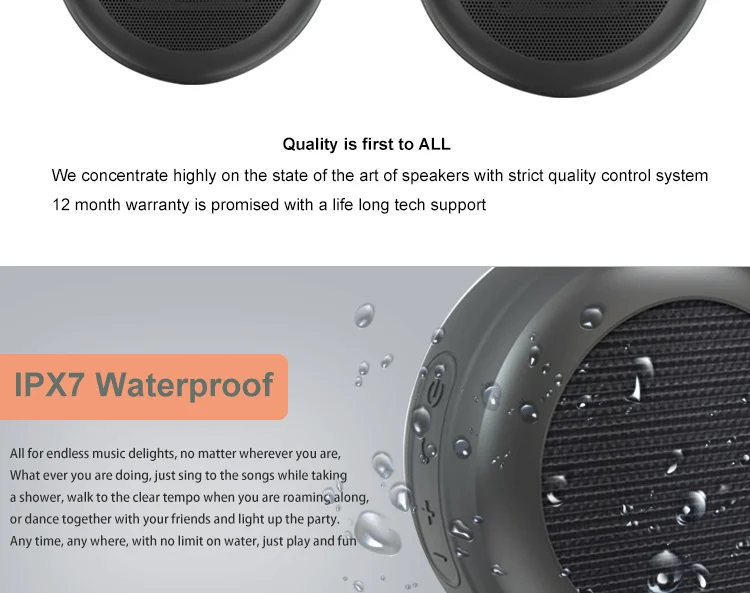 Solar Panel Charging Bluetooth Mini Bike Speaker