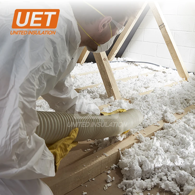 Sprayed Loose Fill Fiberglass Insulation Fiberglass Heat Insulation