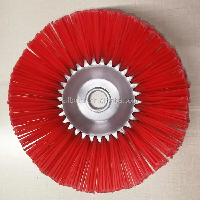 230mm X 25.4mm Red Bristle Nylon Rilsan Trimming Weed Brush Buy Nylon Rilsan Trimming Weed